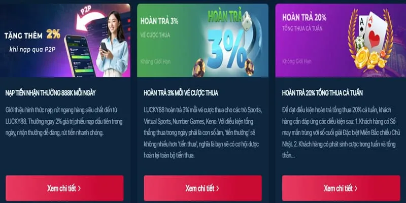 Hoàn trả hàng ngày 789p bet